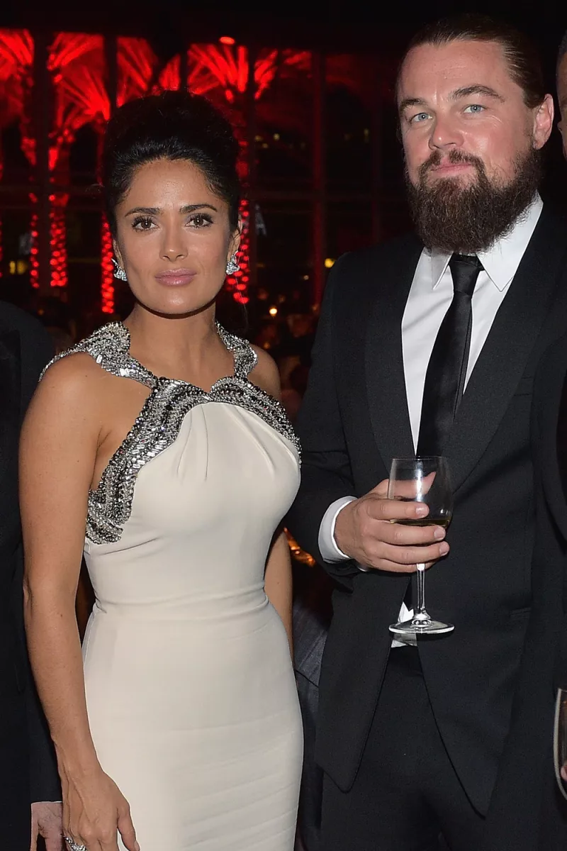 Salma Hayek Lonardo DiCaprio