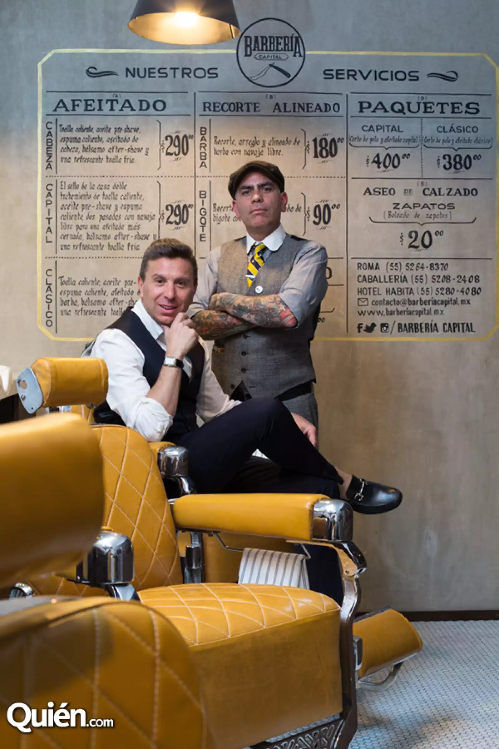 Rafae Micha y Pedro Zermeno