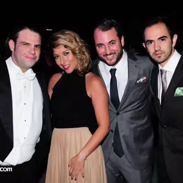 Diego Amutio, Sandy Hernández, Víctor Martínez y Daniel García