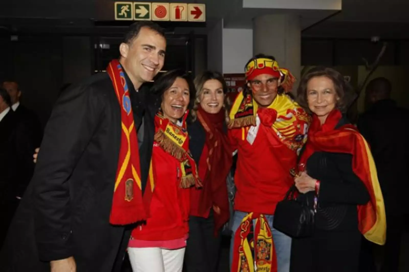 Una foto para el recuerdo, con un par de campeones.