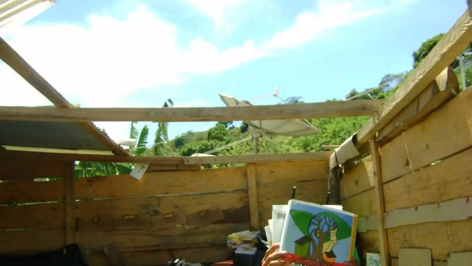telesecundaria, sin techo, chiapas