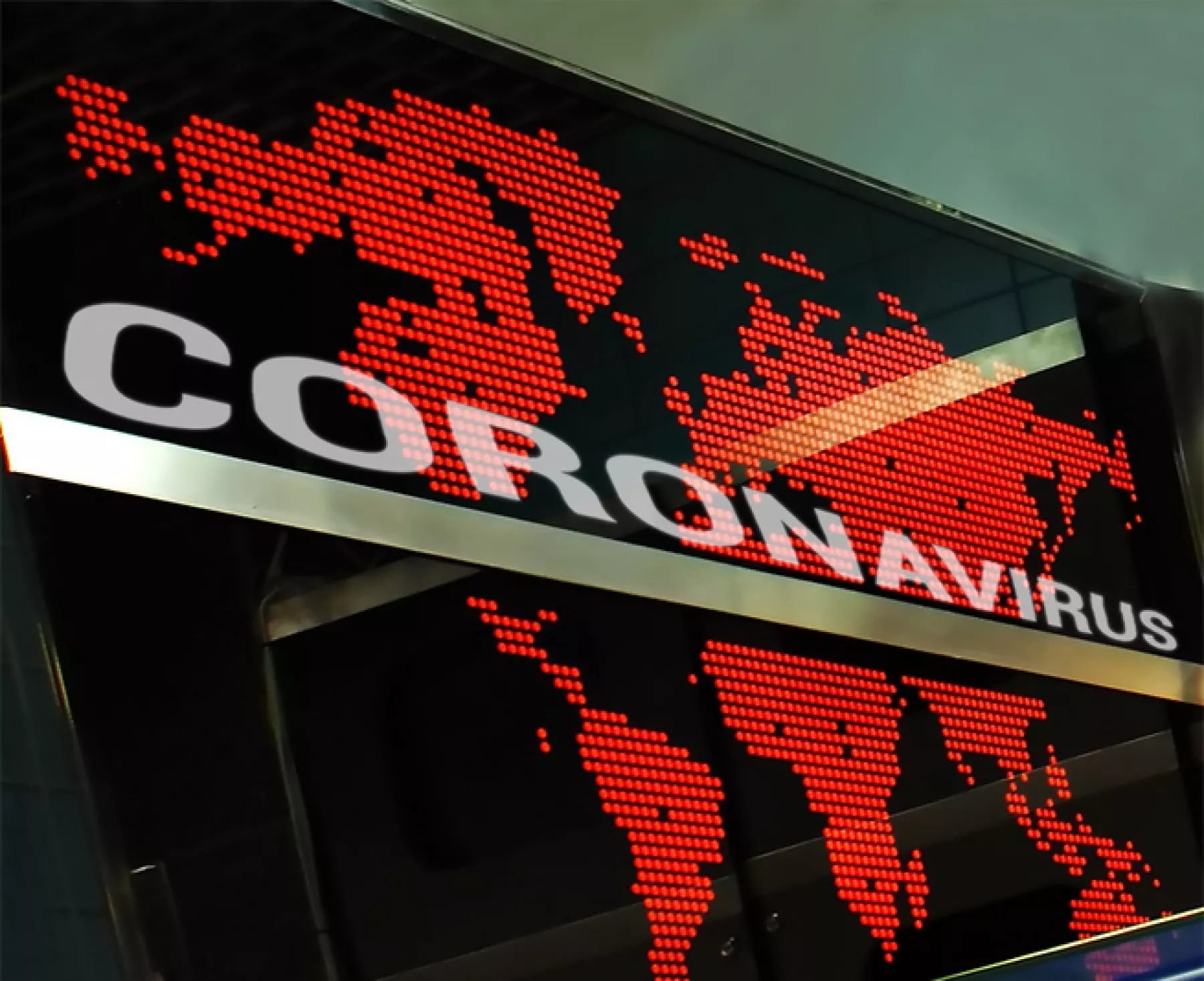 Coronavirus pandemic over globe