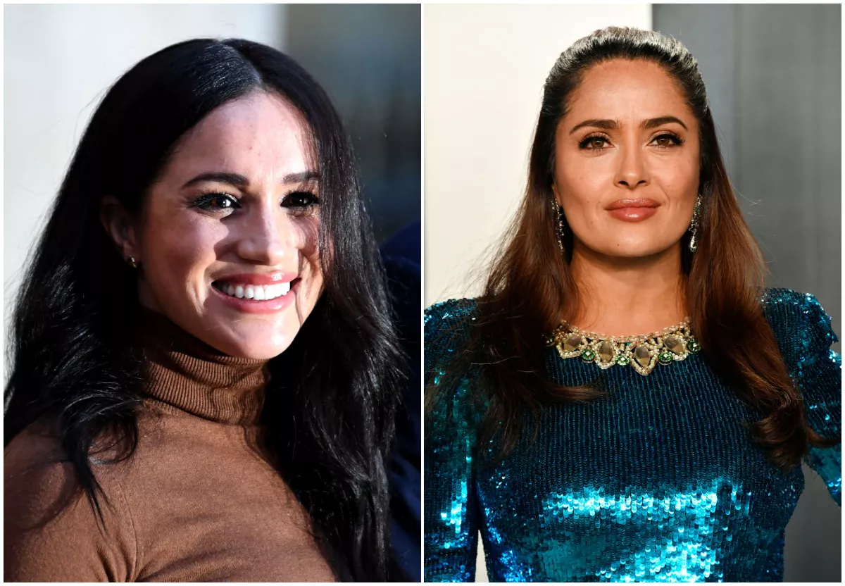 Meghan Markle y Salma Hayek 