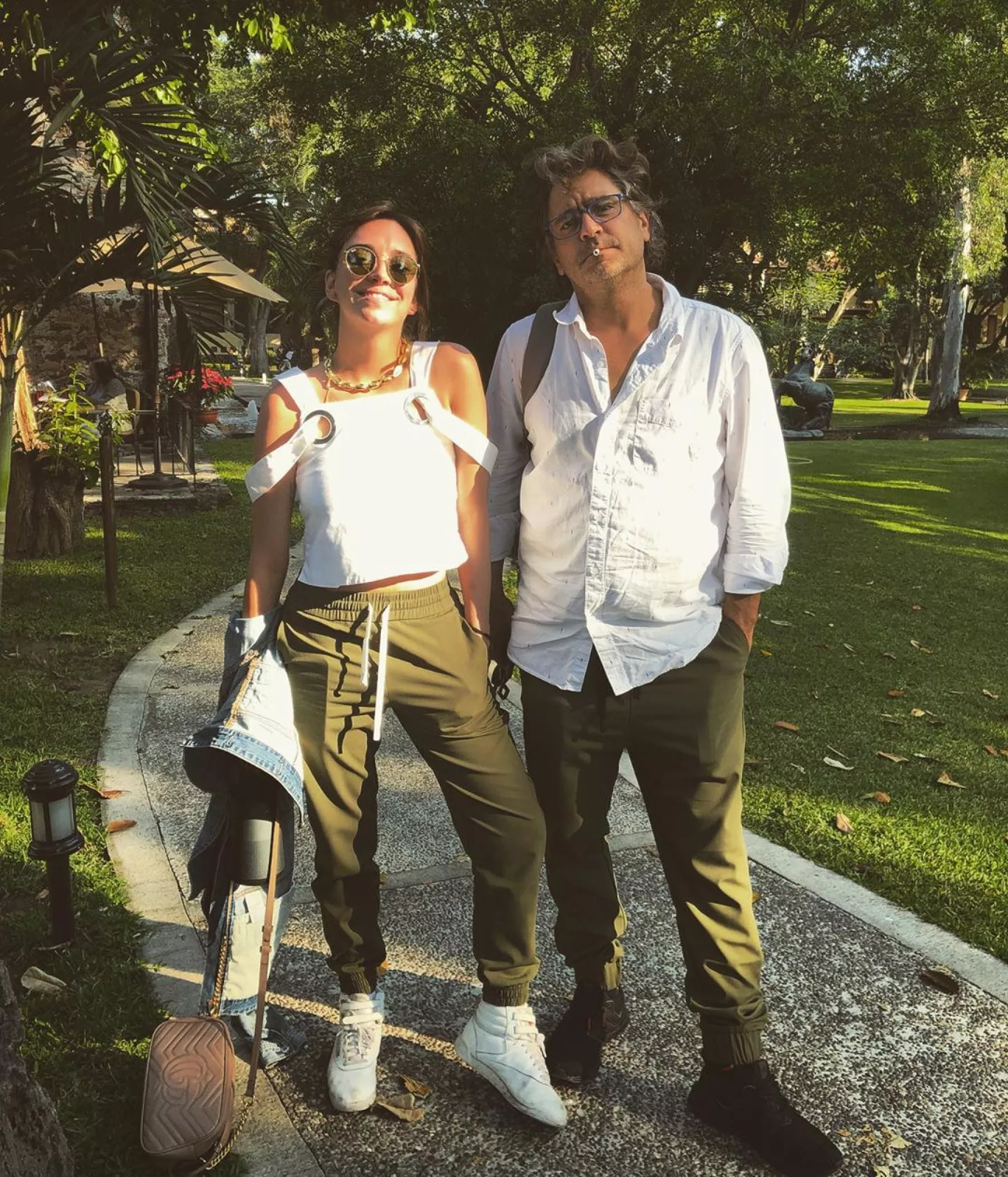 Regina Blandón y Martín Altomaro