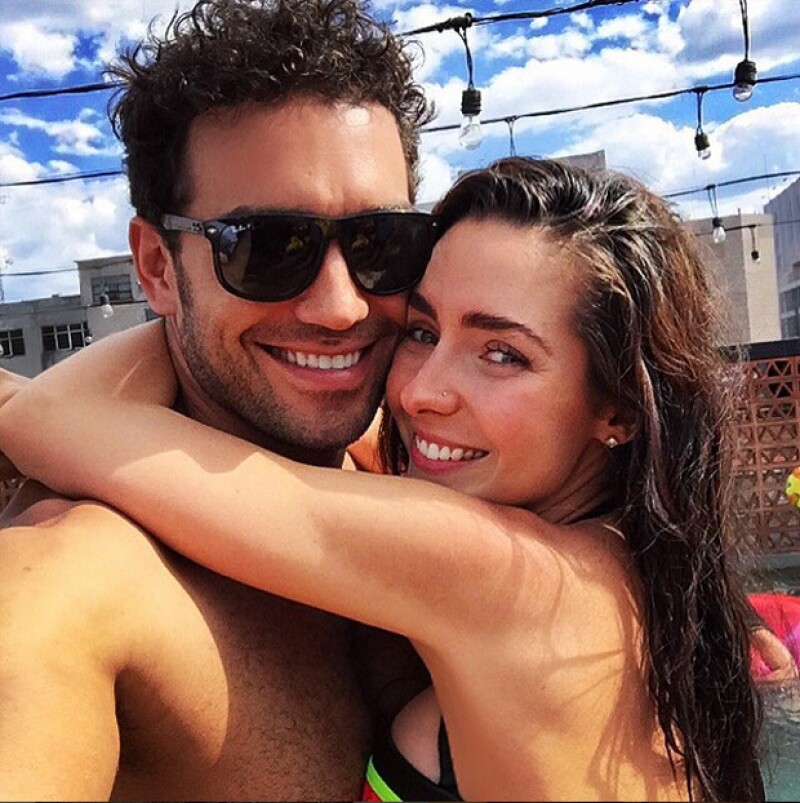 Ariadne Díaz y Marcus Ornellas, cada día más enamorados.