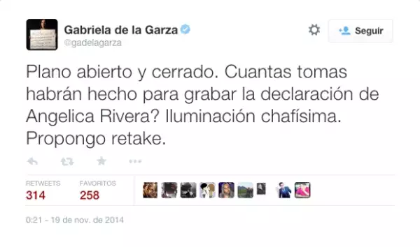 Gabriela de la Garza se ha mantenido consternada por el caso de Ayotzinapa y ahora compartió su punto de vista sobre la explicación de Angélica Rivera.