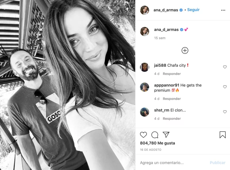 Ana de Armas y Ben Affleck