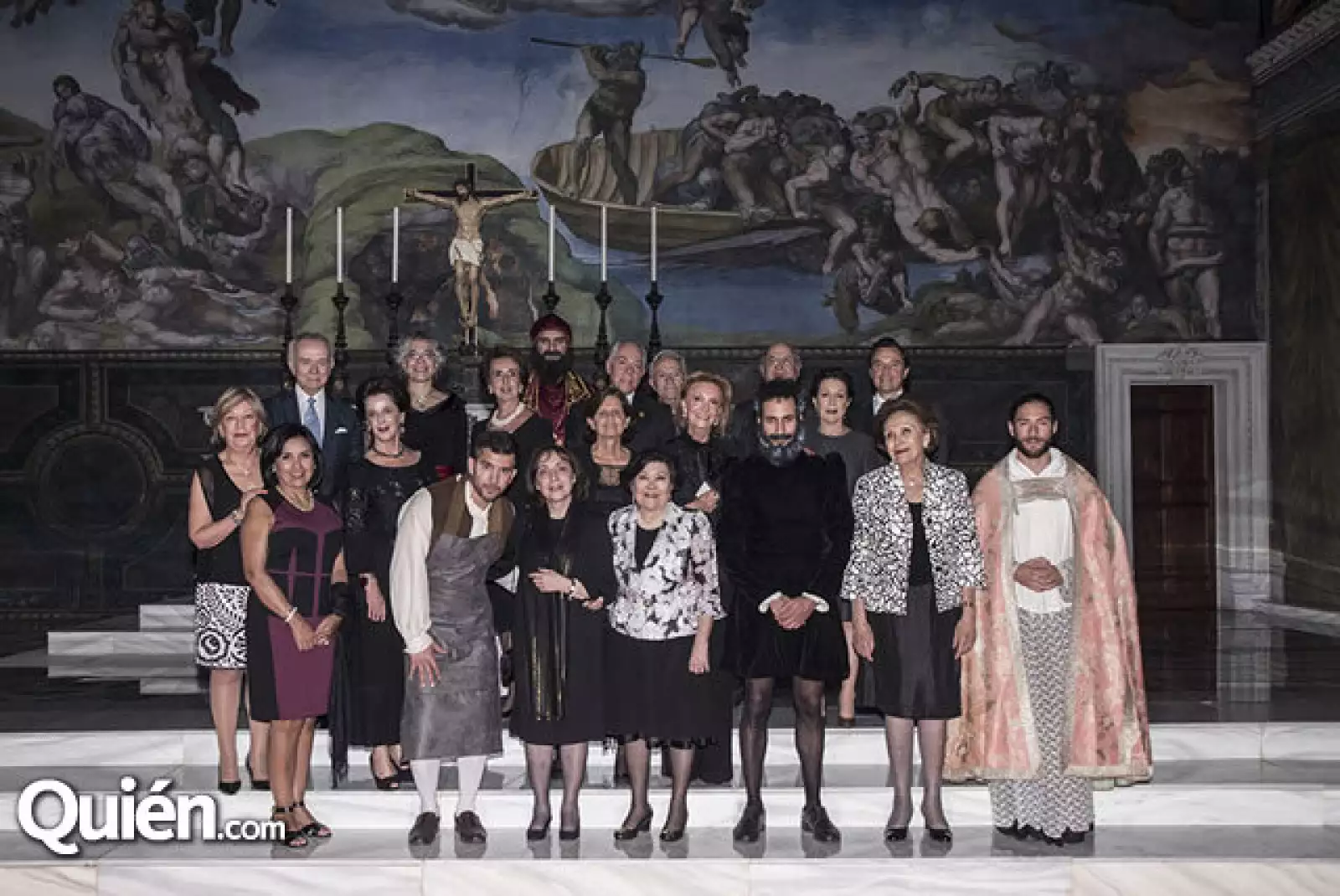 Blanca Currielche, Lorena Espinosa, Connie Visoso, Eduardo Mallet, Verónica González, Guadalupe Caso de Name, Pilar Servitje, Carmen Hill, Maripaz Sáenz de Soberón, Rosita Tanaka, Martha Olhovich, Chiquis Rodríguez Peña, Baltasar Madrid, Alberto Torres Durazo, Alejandro O?Garrio y Fabián de Pedro