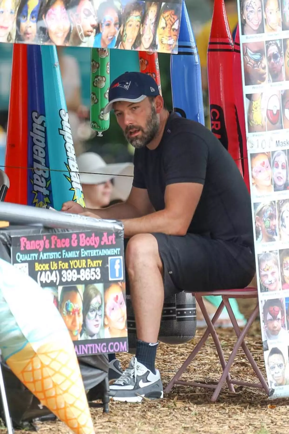 A pesar dle ameno momento, el actor no pudo contener su tristeza.