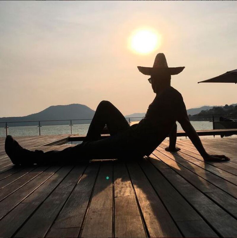 Con esta imagen se despidió David de México.