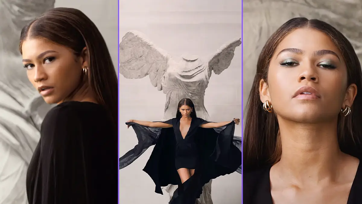 Zendaya protagoniza la campaña de Lancôme en el Museo de Louvre.