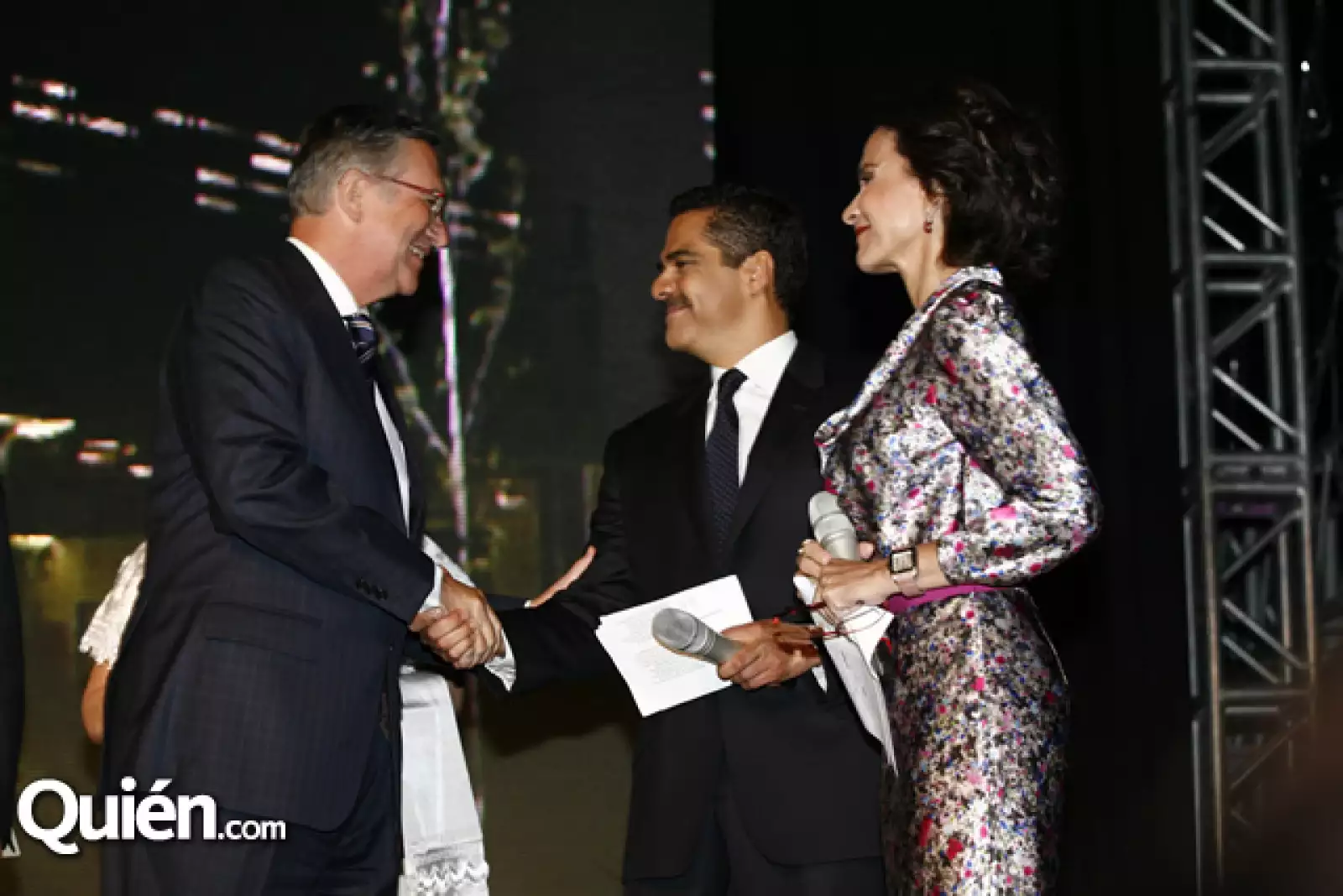 Ricardo Salinas Pliego,Javier Alatorre y Paty Chapoy