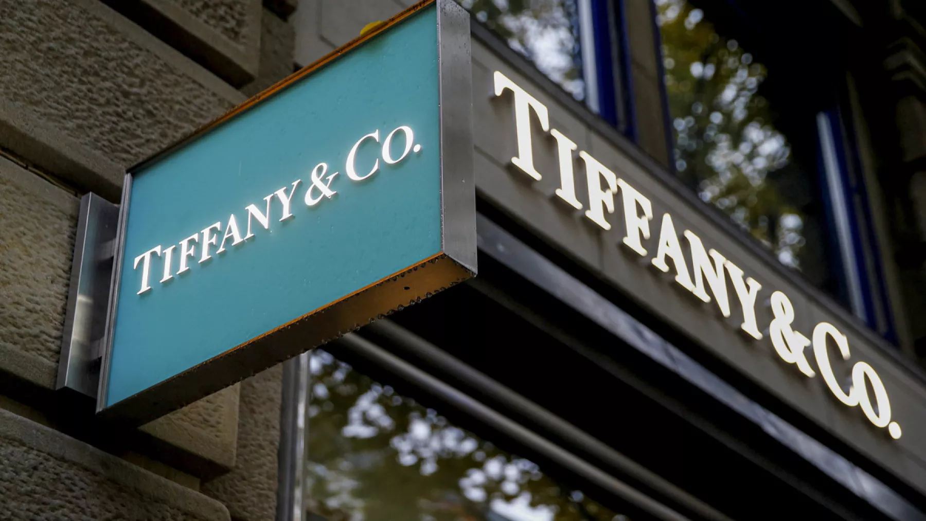 FILE PHOTO: Logo of U.S. jeweller Tiffany & Co