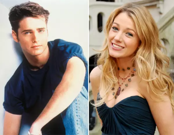 Jason Priestley como Brandon Walsh y Blake Lively como erena van der Woodsen.