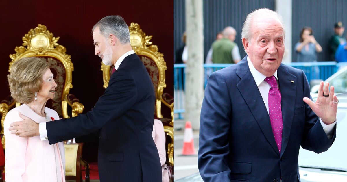 Mientras Felipe VI condecora a la reina emérita Sofía; Juan Carlos I celebra 50 años de su coronación lejos del público