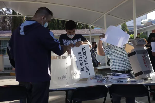 (Instalación de casillas en Aguascalientes)