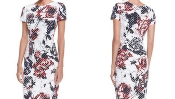 El diseño es de Carolina Herrera y puede comprarse online en Neiman Marcus.