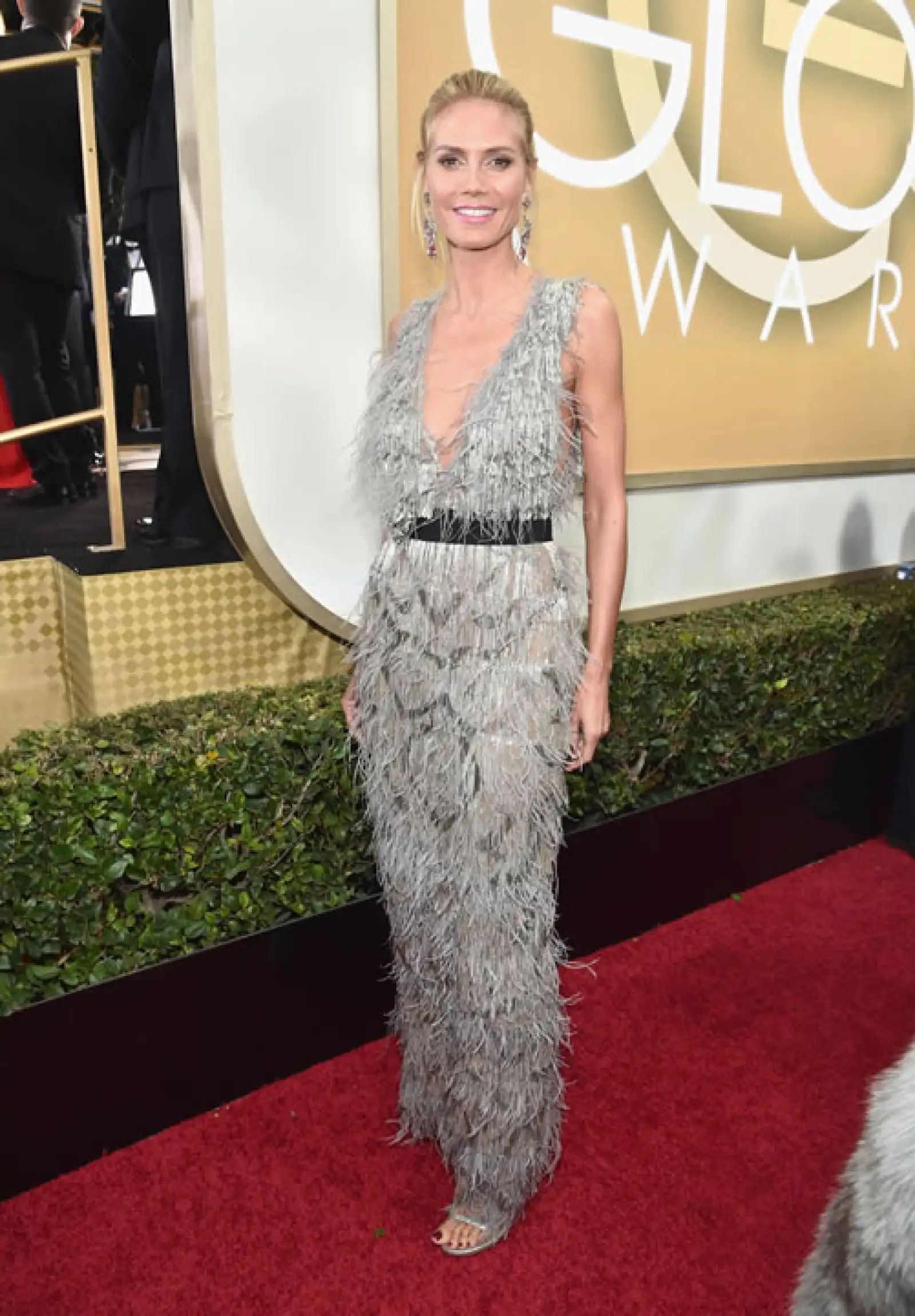 Heidi Klum en Marchesa.
