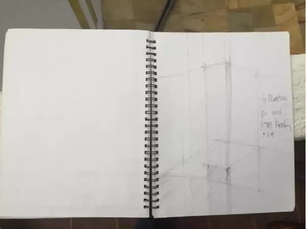 La firma de Tom Kundig en la Bitácora Gilardi