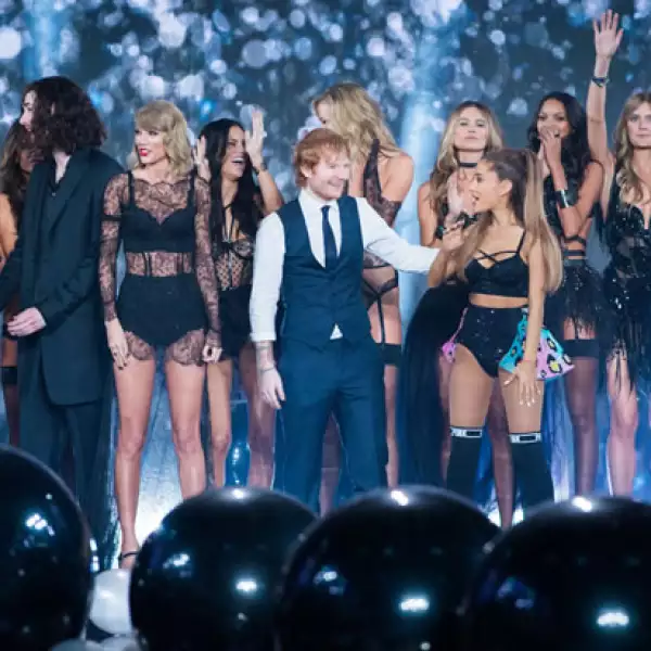 Hozier, Taylor Swift, Ed Sheeran y Ariana Grande.