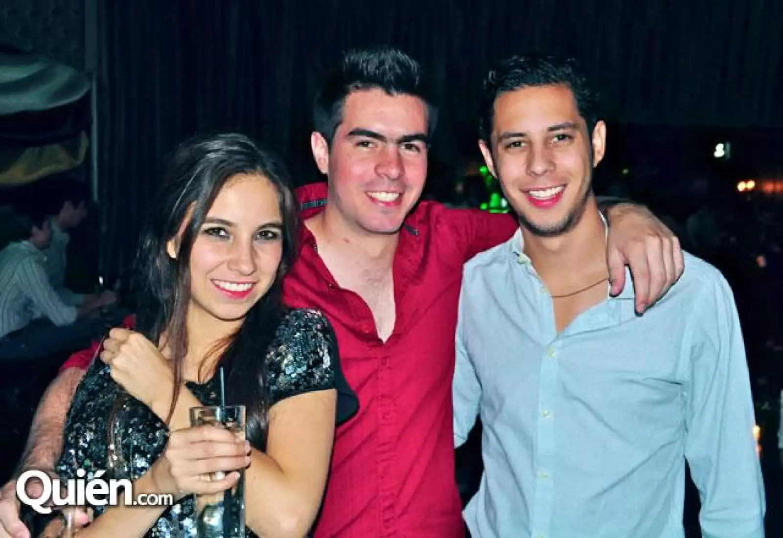 Isabel Soto,Marcos Gallegos y Adrián Madero