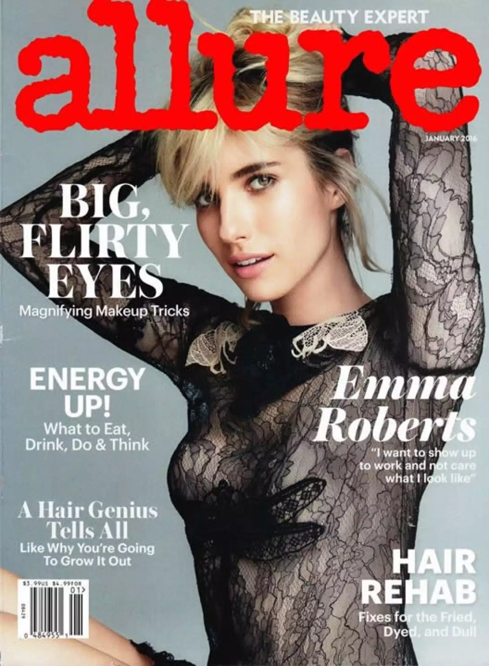 Allure: Emma Roberts sorprende luciendo súper sexy en un vestido de Gucci Resort 2016.