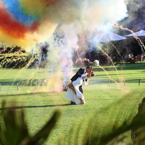 Johnny Abraham y Karen Ferrero