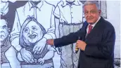 AMLO se burla de Gálvez con cartón