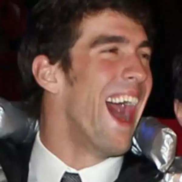 Michael Phelps durante un cocktail, en el marco de los Juegos Olimpicos de Invierno Vancouver 2010 en Canadá.