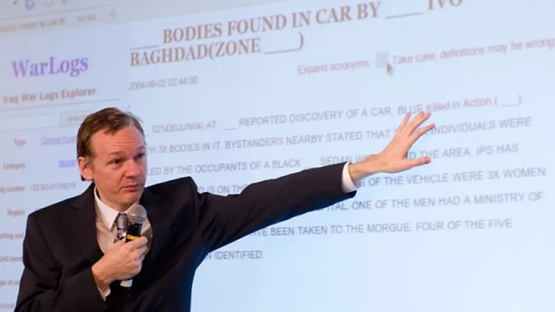 fundador de wikileaks