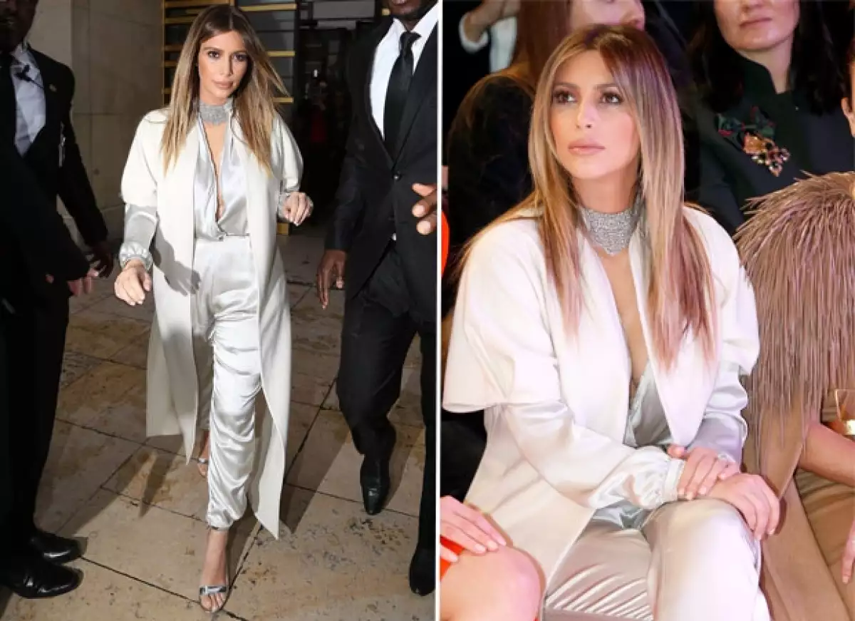 La socialité ha sido noticia durante el Paris Fashion Week por su buen gusto en el vestir. El plata y el negro han sido sus colores favoritos.