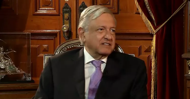 AMLO con Bloomberg