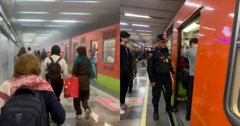 Humo en la Línea 3 del Metro provoca retrasos en trenes y saturación de andenes