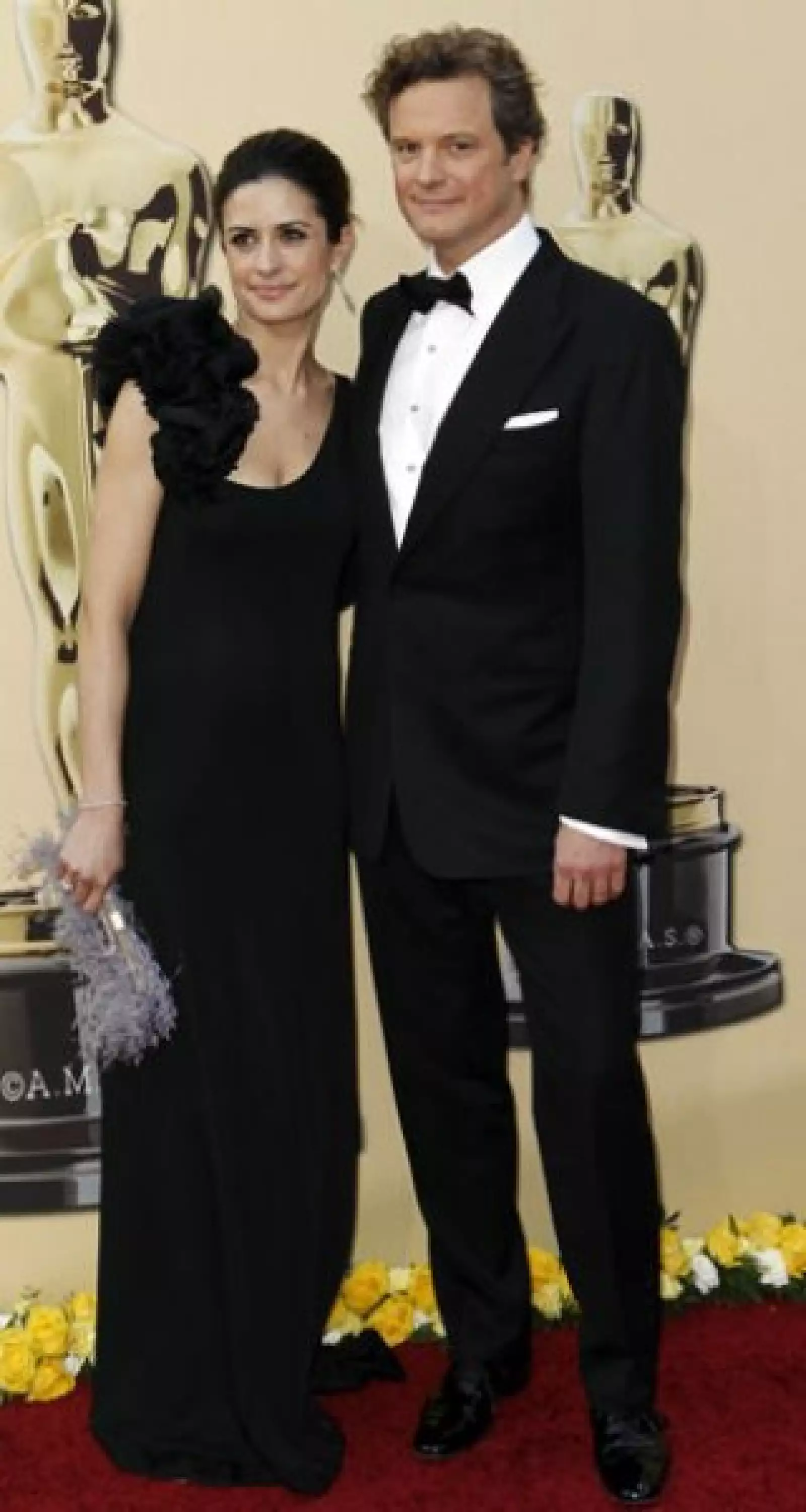 Colin Firth y Livia Giuggioli