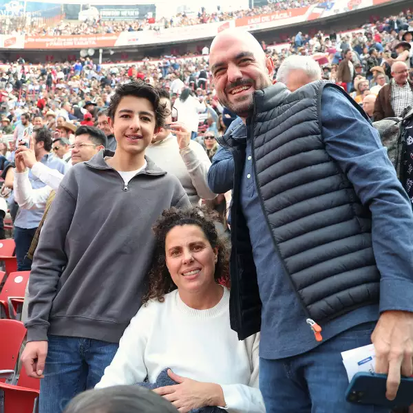 Tomás, Lucia y Daniel Karam