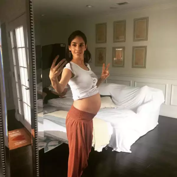 Lo que más le llamó la atención a Sandra durante su embarazo fue lo rápido que se le fue viendo su pancita.