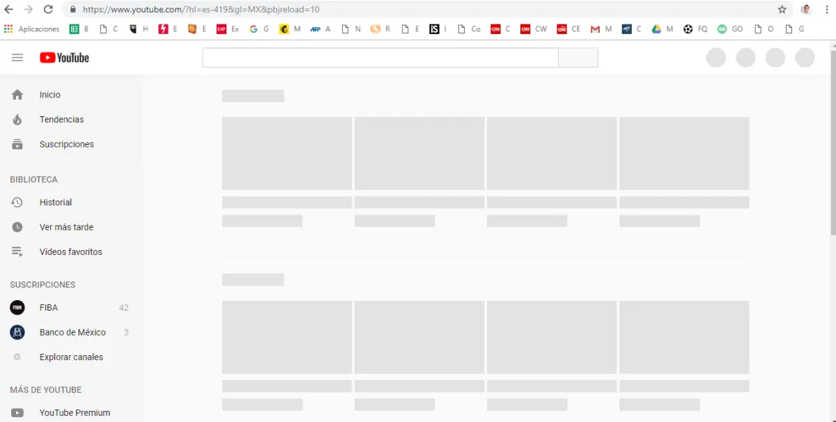 Youtube falla 