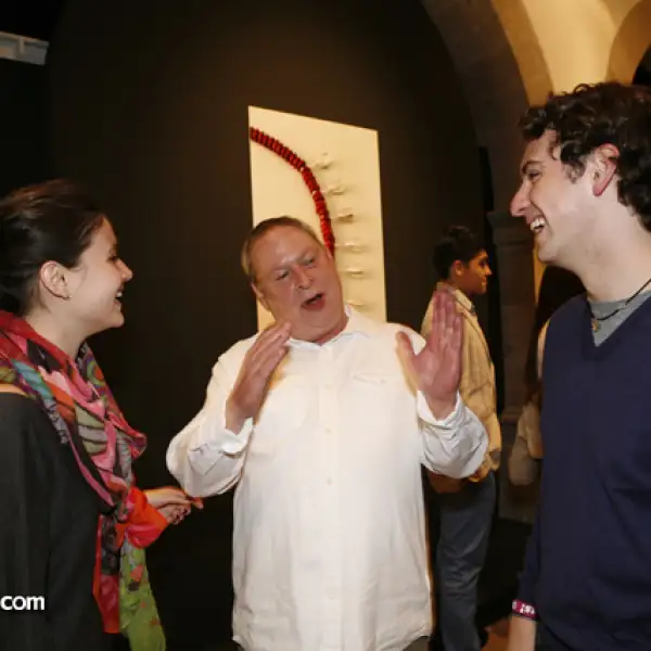 Sofía y Hugo Scherr con Juan Pablo Solórzano