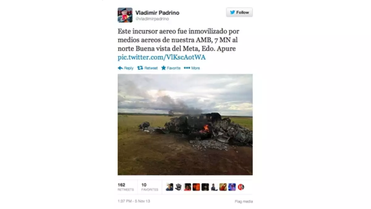 avion mexicano derribado en venezuela