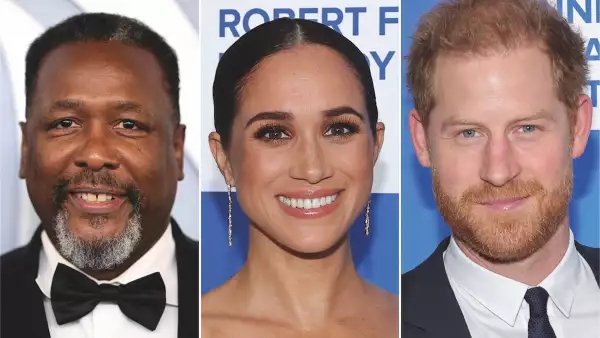 Wendell Pierce, Meghan Markle y el príncipe Harry