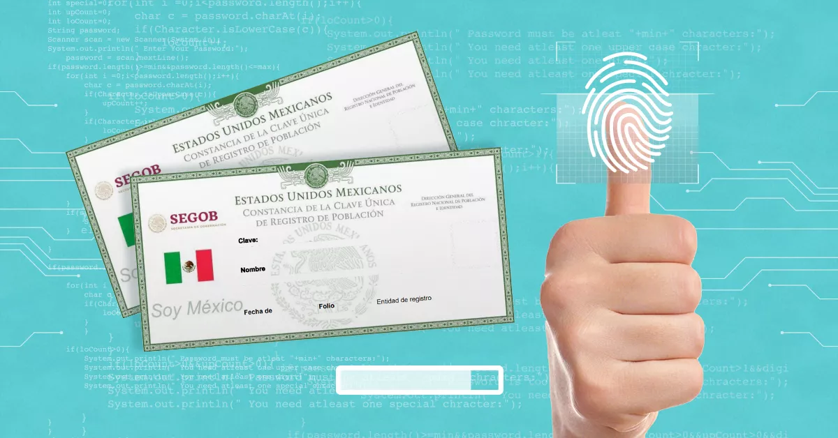 CURP biométrica desplazará a la credencial del INE como identificación oficial en México