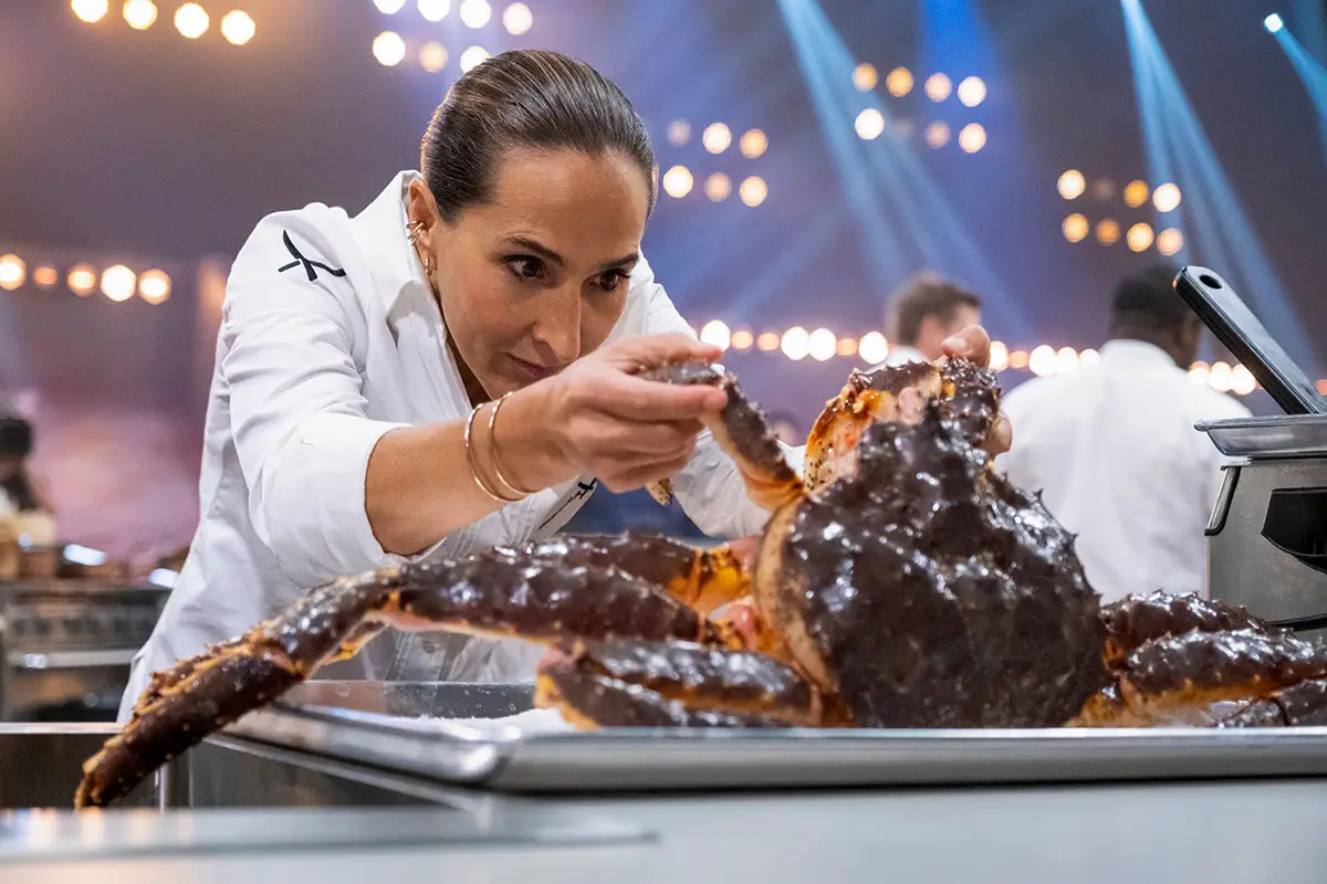 La chef Gabriela Cámara en la nueva versión de 'Iron Chef'