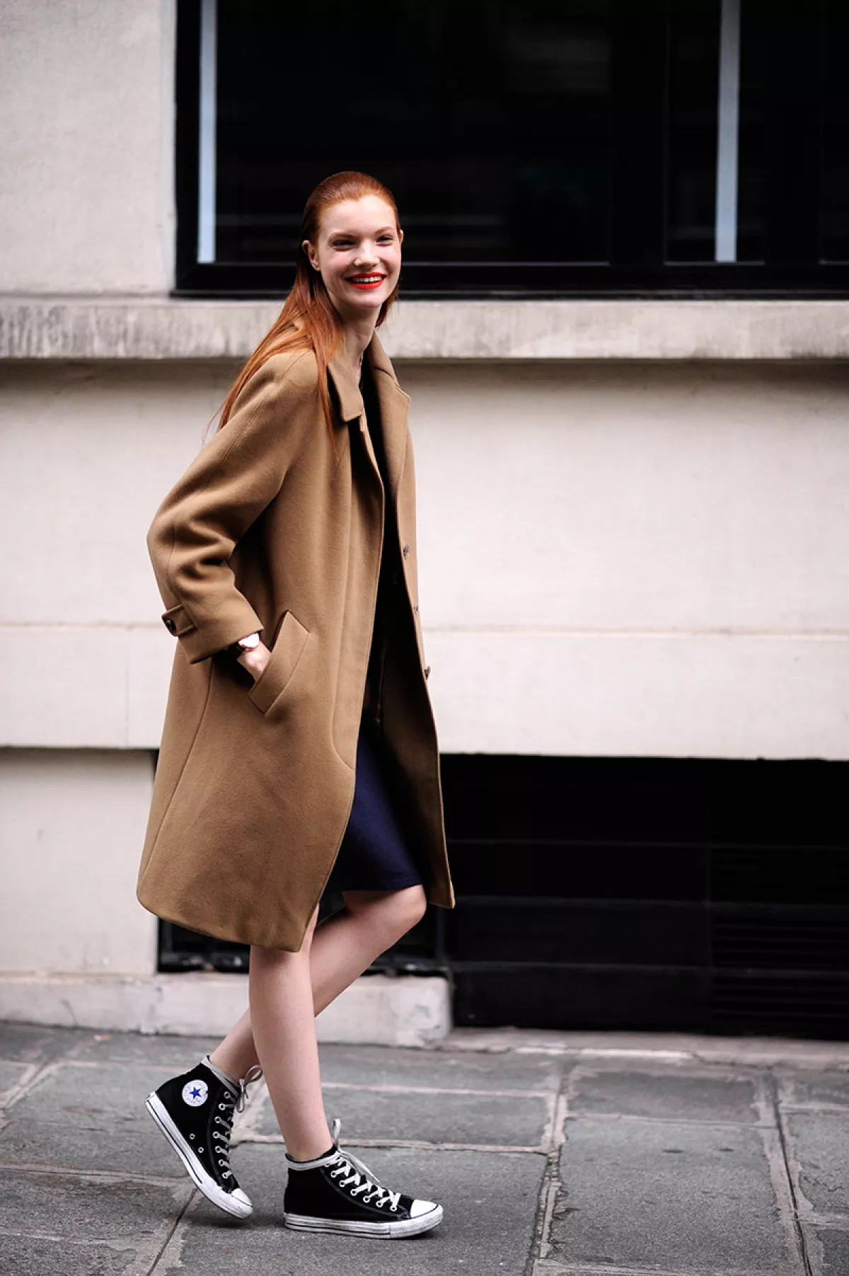 Street Style, Spring Summer 2014, Paris Fashion Week, France - 29 Sep 2013