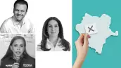 Durango elecciones 2022 candidatos (Esteban Villegas, Marina Vitela y Paty Flores)