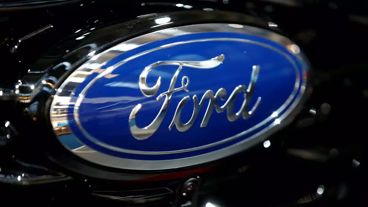 FILE PHOTO: FILE PHOTO: Logo of Detroit-based Ford Motor Co
