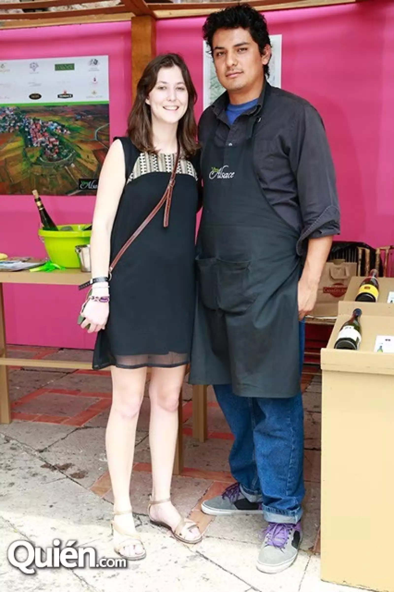 Anna Gobilliard y Juventino Cardona