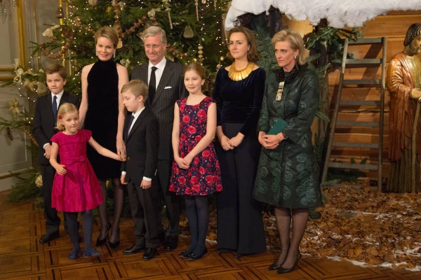 Belgian Royal Family Attends Christmas Concert At Royal Palace