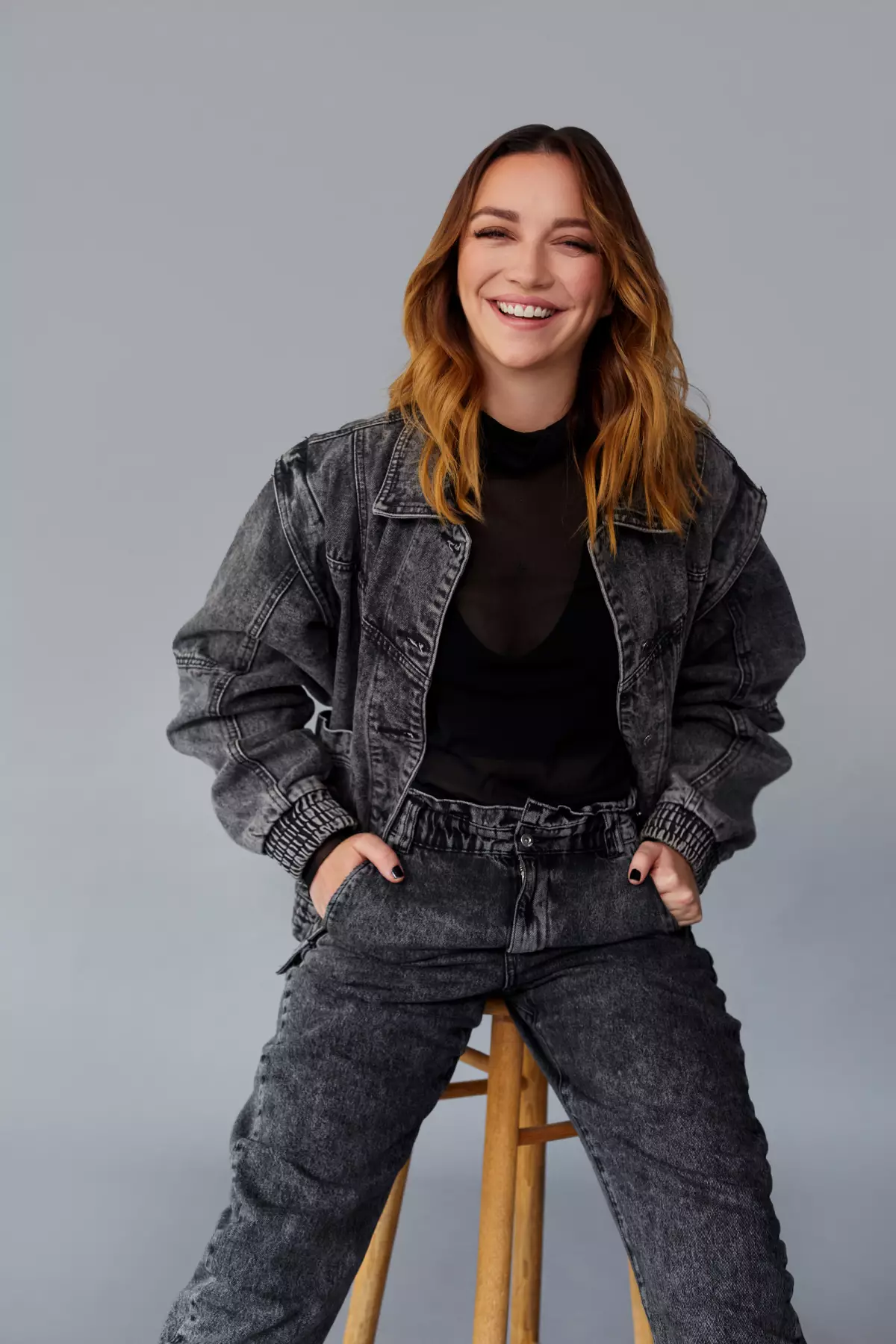 Retrato de Regina Blandón, actriz mexicana.
