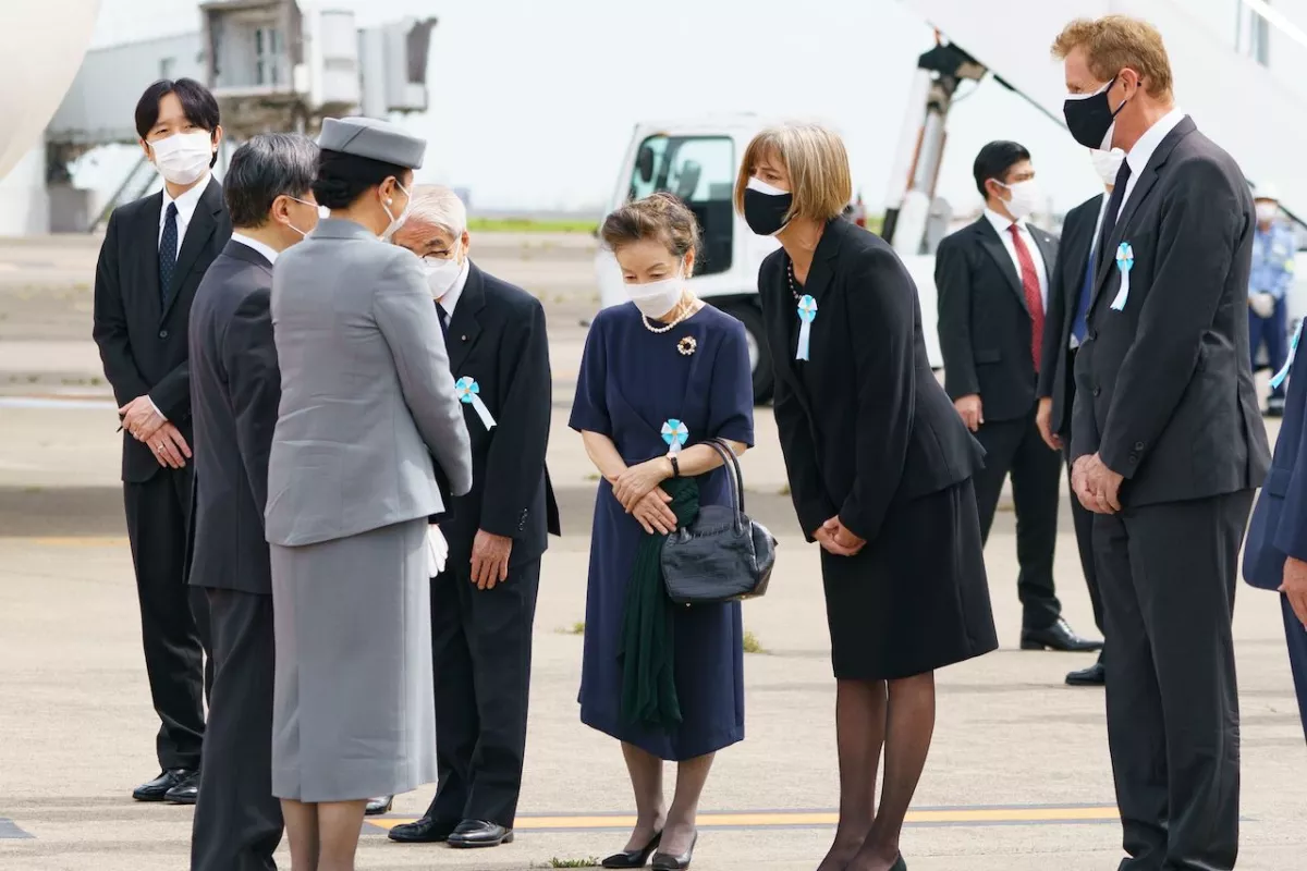 Los emperadores Naruhito y Masako
