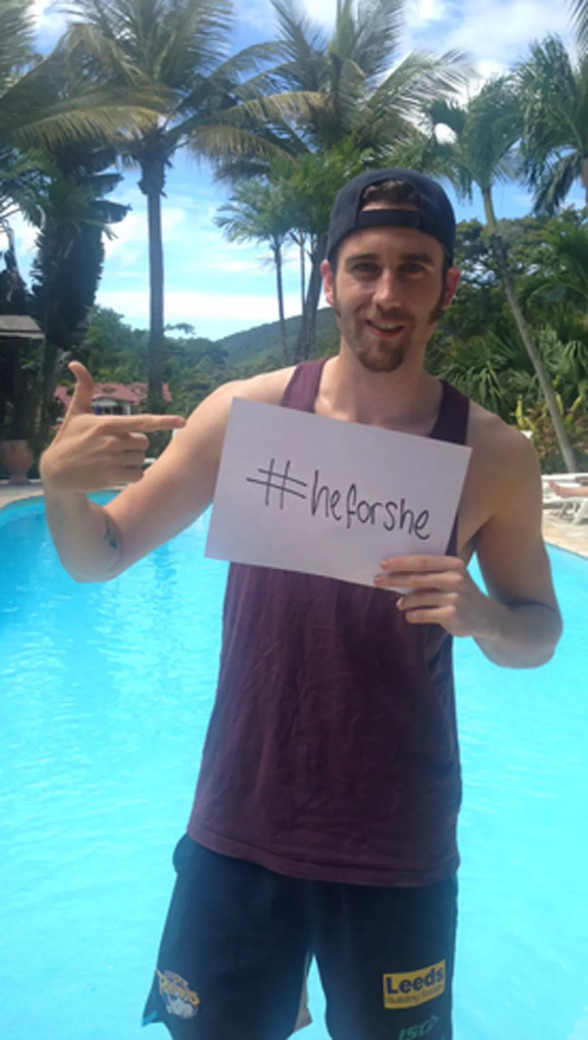 El actor es otro de los amigos de Emma que se ha unido a la campaña de HeForShe.